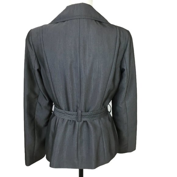 Russell Kemp Women Blazer Jacket Size 6 Gray - Picture 3 of 5